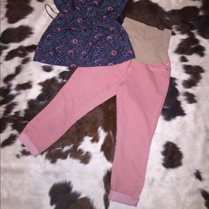 Motherhood Maternity Cropped Capri Pants